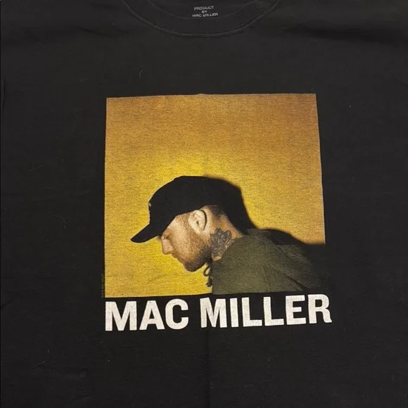 Mac miller Black Graphic T-Shirt - Picture 2 of 3